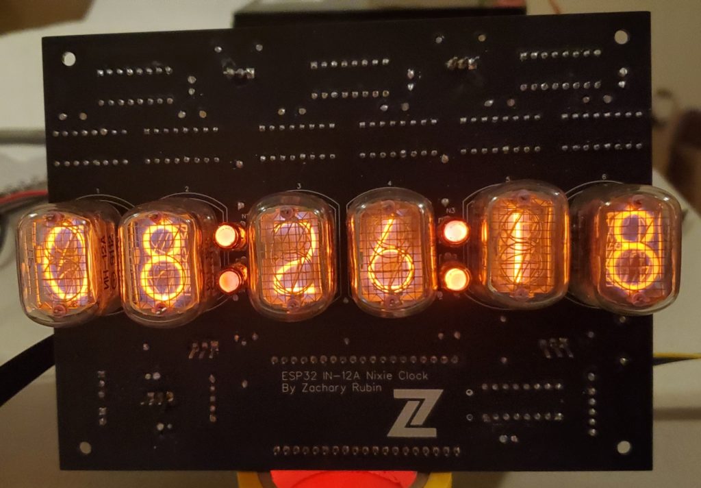 IN-12A Nixie Tube Clock